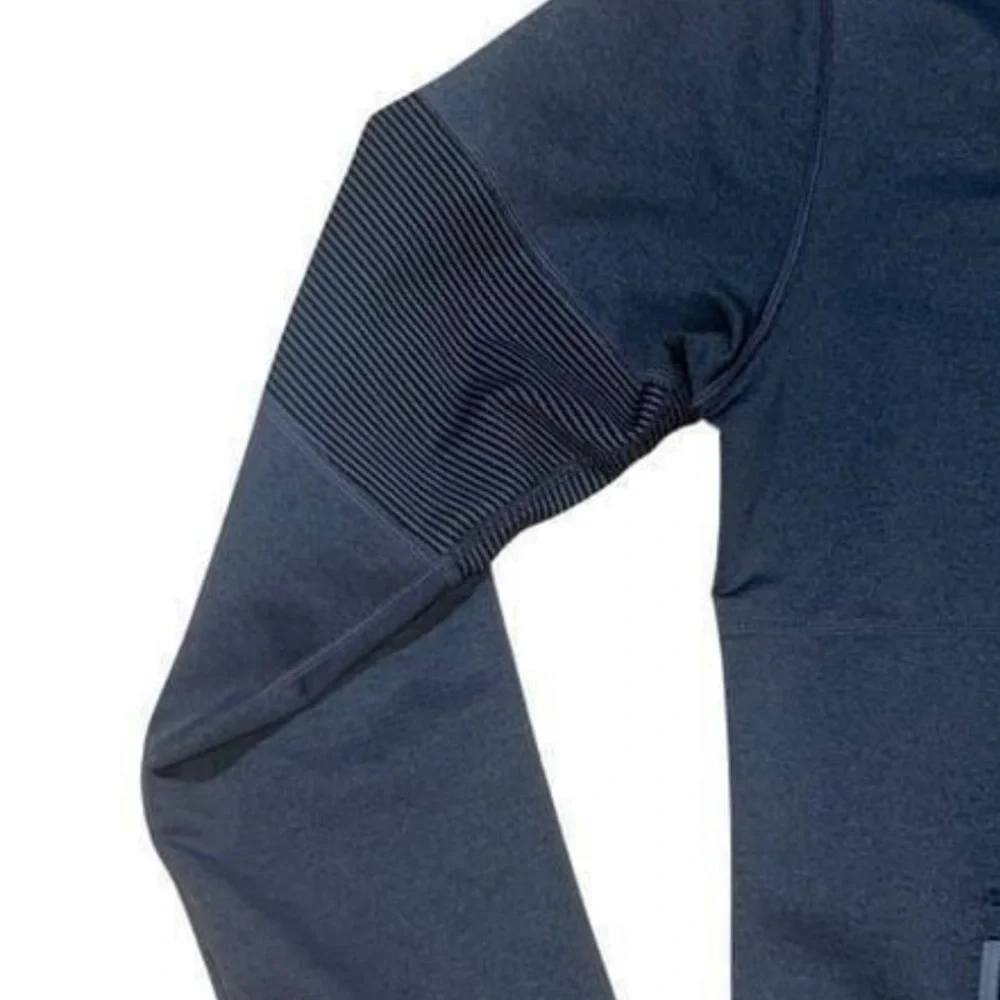 Vuori Zion Men’s 1/2-Zip Pullover Hoodie Black Activewear Sweatshirt Size Small
